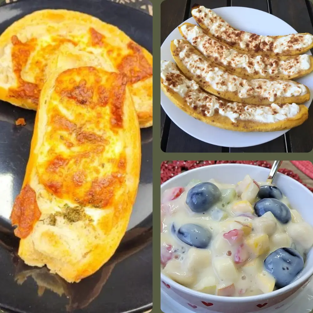 Recetas deliciosas - Tapioca, Plátano, Yogurt