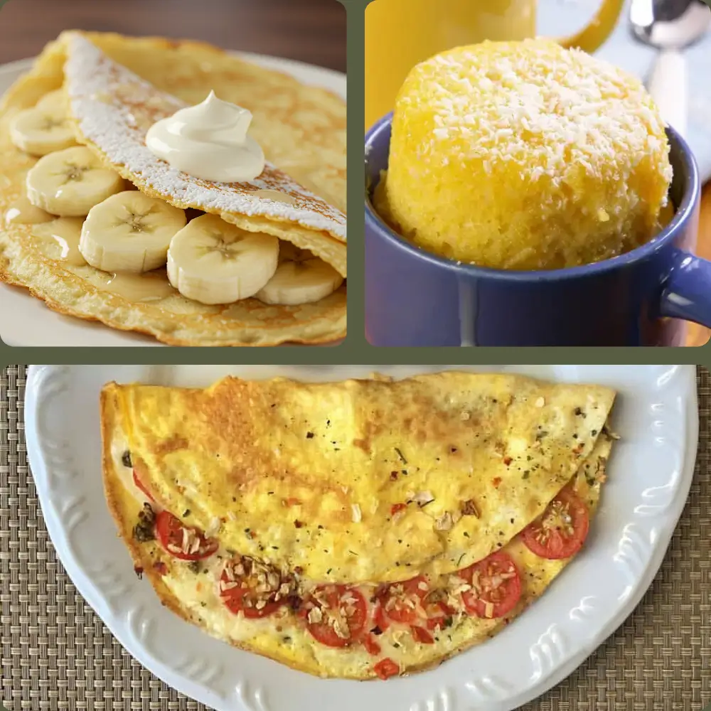 Recetas deliciosas - Crepe, Mug Cake, Omelet
